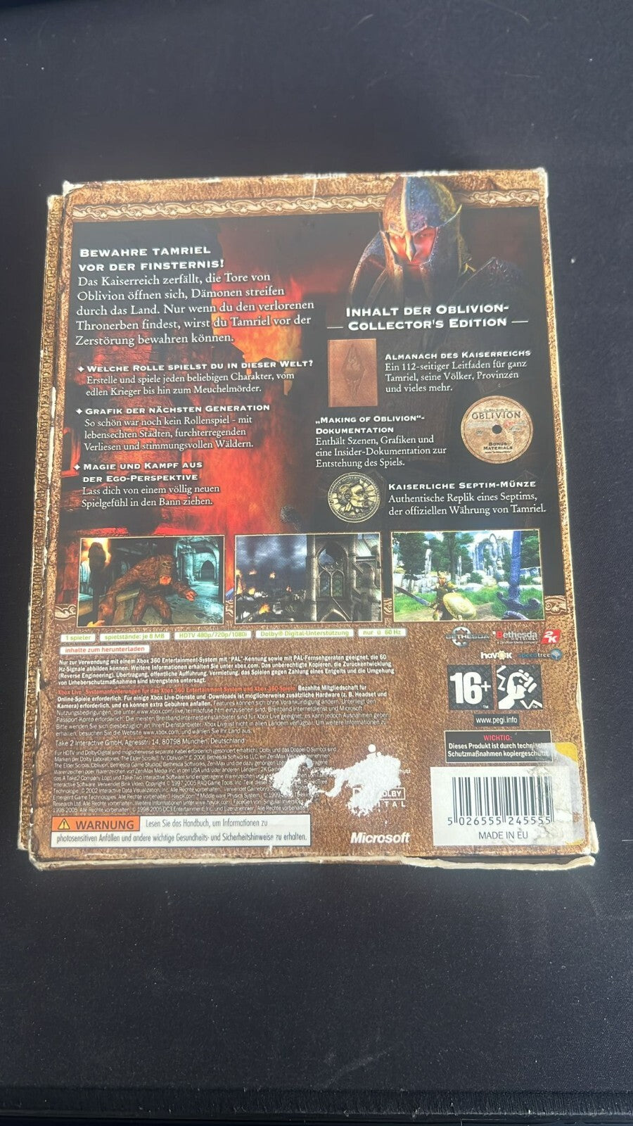 The Elder Scrolls IV Oblivion Collectors Edition | Xbox360 | Inkl. Anleitung
