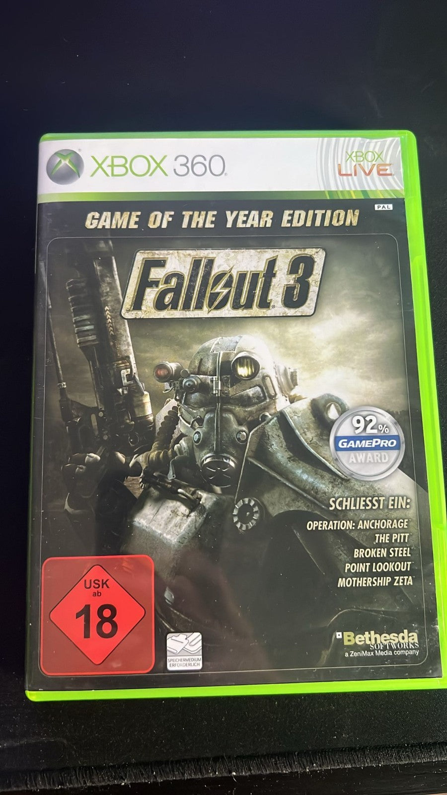 Fallout 3 GOTY Edition | Xbox 360 | Ohne Anleitung