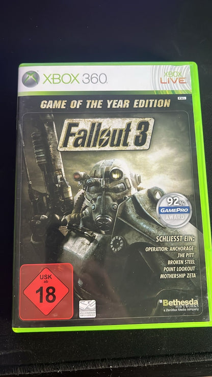 Fallout 3 GOTY Edition | Xbox 360 | Ohne Anleitung
