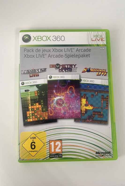Xbox Live Arcade Bundle - Xbox360 - Ohne Anleitung